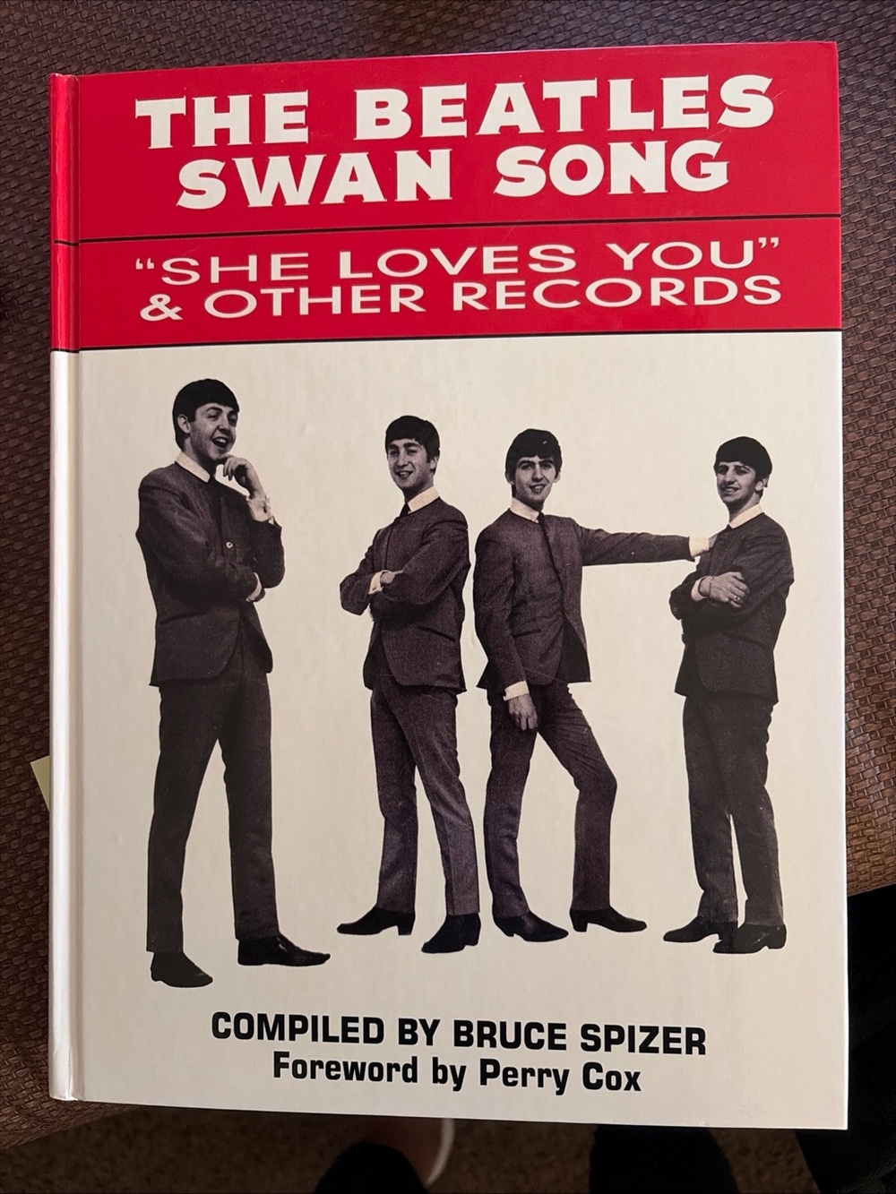 The Beatles Swan Song “She Loves You” Hardcover Book - Red & White